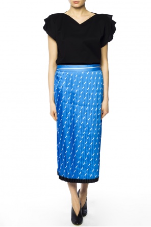 Printed pleated skirt, zdjęcie 2 Printed pleated skirt od Victoria Victoria Beckham